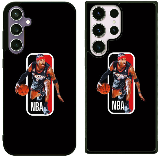 Allen Iverson Sixers NBA Samsung Galaxy S25 | S25+ | S25 Ultra Case