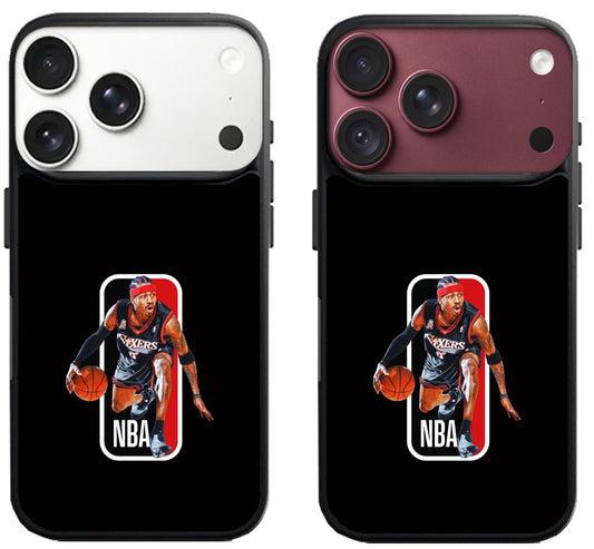 Allen Iverson Sixers NBA iPhone 18 Pro | 18 Pro Max Case