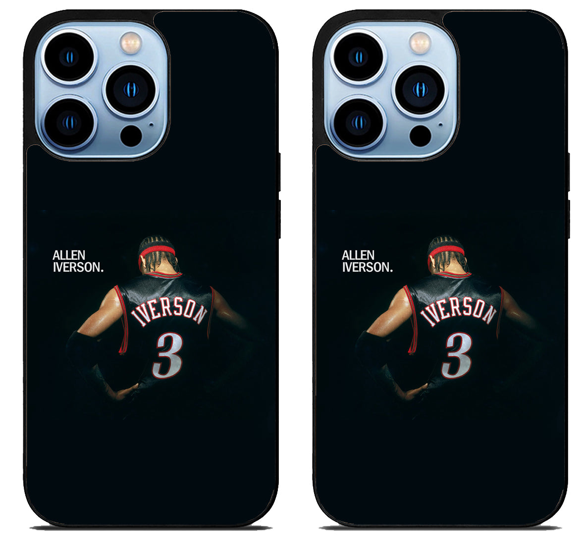 Allen Iverson Sixers iPhone 15 Pro | iPhone 15 Pro Max Case