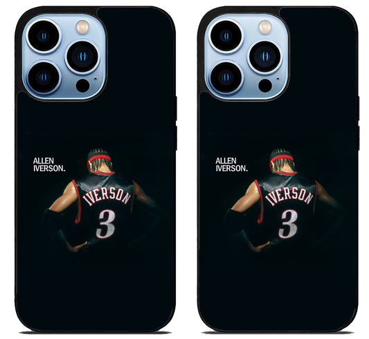 Allen Iverson Sixers iPhone 15 Pro | iPhone 15 Pro Max Case