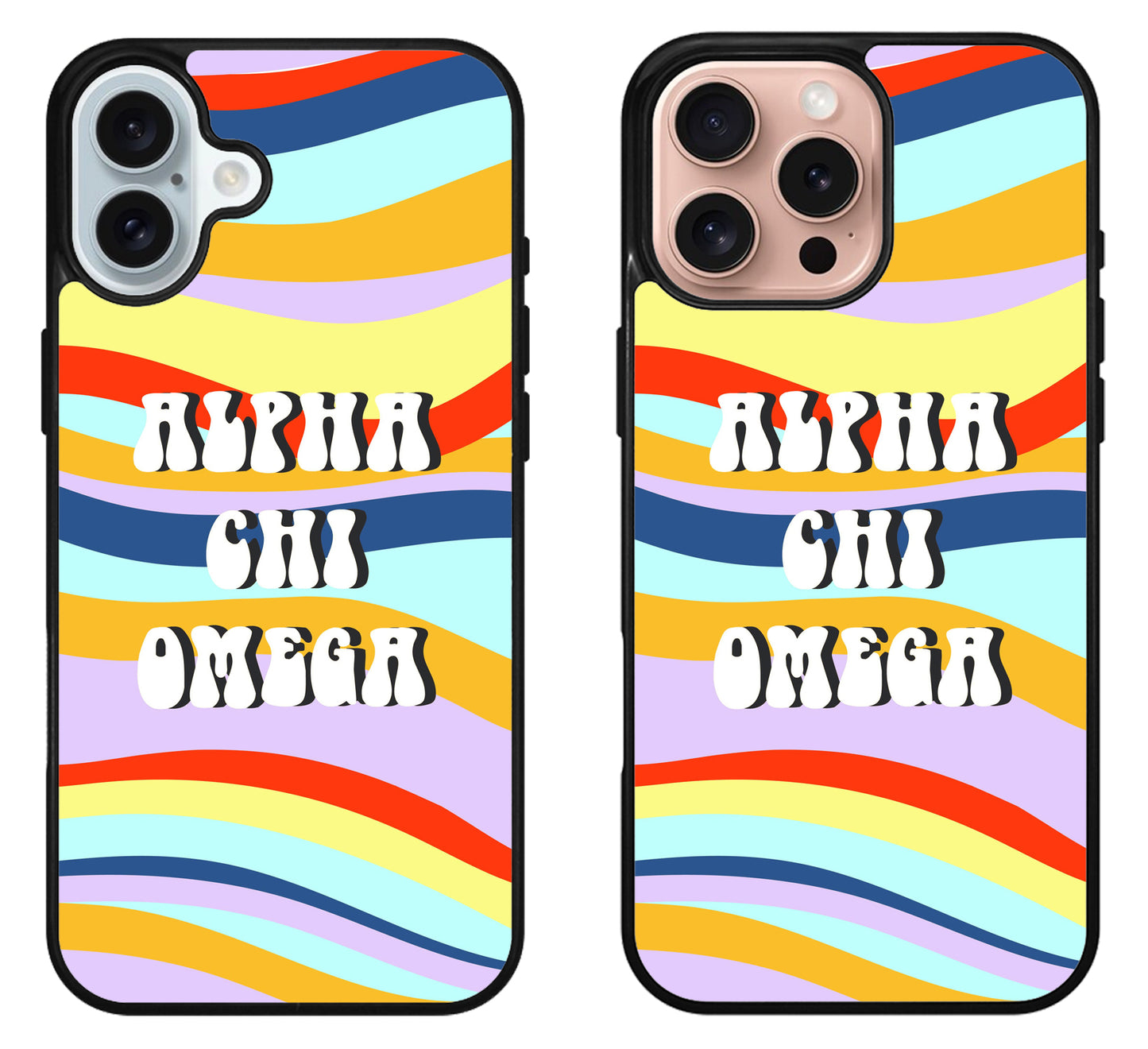 Alpha Chi Omega Colorfull iPhone 16 | 16 Plus | 16 Pro | 16 Pro Max Case