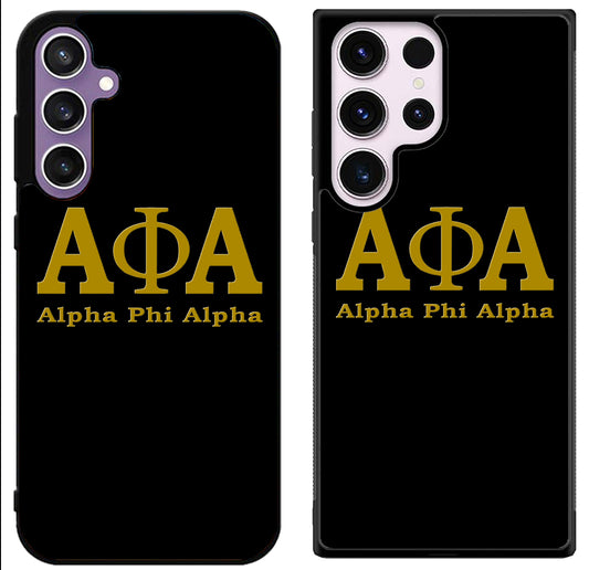 Alpha Phi Alpha Gold Samsung Galaxy S24 | S24+ | S24 Ultra Case