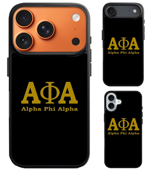 Alpha Phi Alpha Gold iPhone Air | iPhone 17 | 17 Pro | 17 Pro Max Case