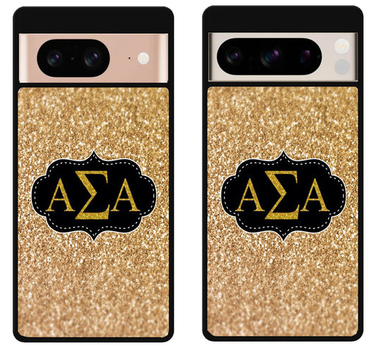 Alpha Sigma Alpha Sparkly Google Pixel 8 | 8 Pro Case