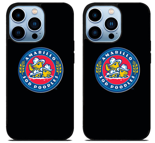 Amarillo Sod Poodles Black iPhone 15 Pro | iPhone 15 Pro Max Case