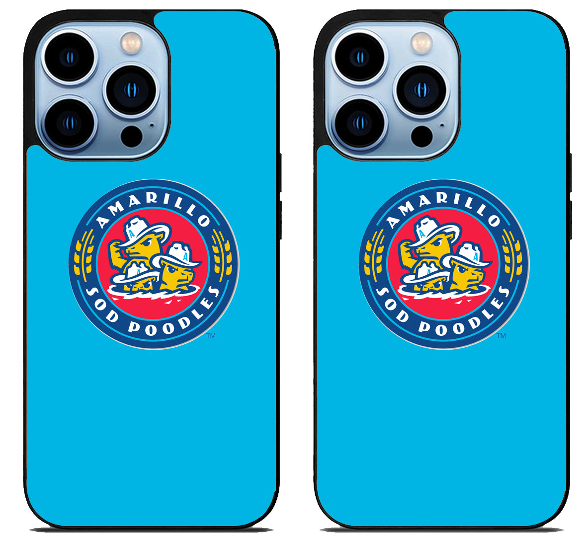 Amarillo Sod Poodles Cover iPhone 15 Pro | iPhone 15 Pro Max Case