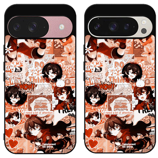 Amber Collage genshin impact Google Pixel 9 | 9 Pro | 9 Pro XL Case