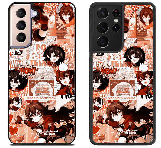 Amber Collage genshin impact Samsung Galaxy S21 | S21 FE | S21+ | S21 Ultra Case