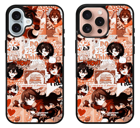 Amber Collage genshin impact iPhone 16 | 16 Plus | 16 Pro | 16 Pro Max Case