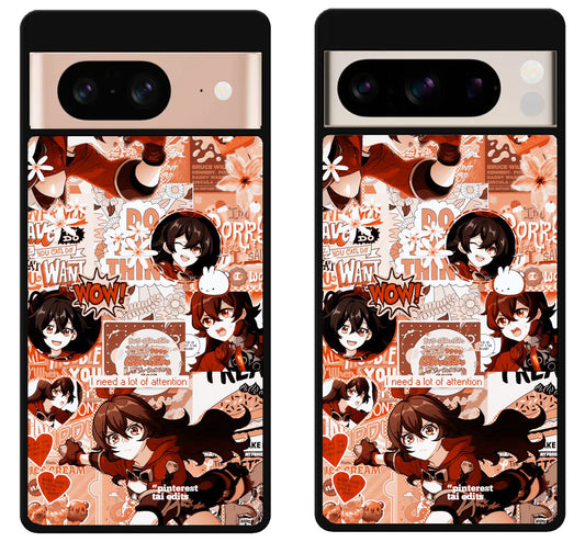 Amber Collage genshin impact Google Pixel 8 | 8 Pro Case