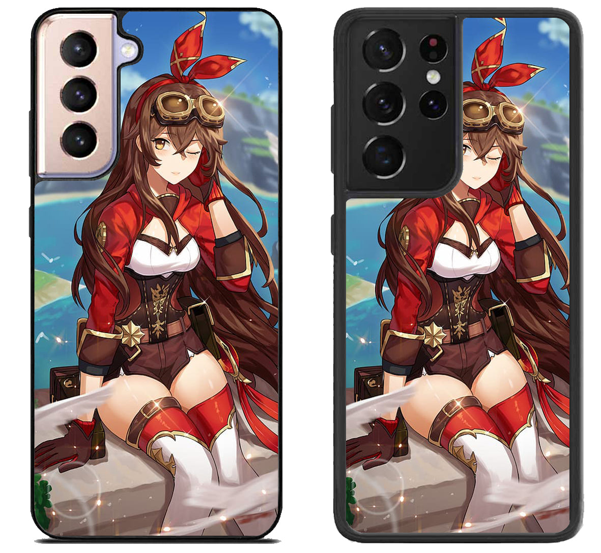 Amber Genshin Impact Cover Samsung Galaxy S21 | S21 FE | S21+ | S21 Ultra Case