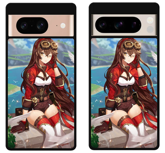 Amber Genshin Impact Cover Google Pixel 8 | 8 Pro Case