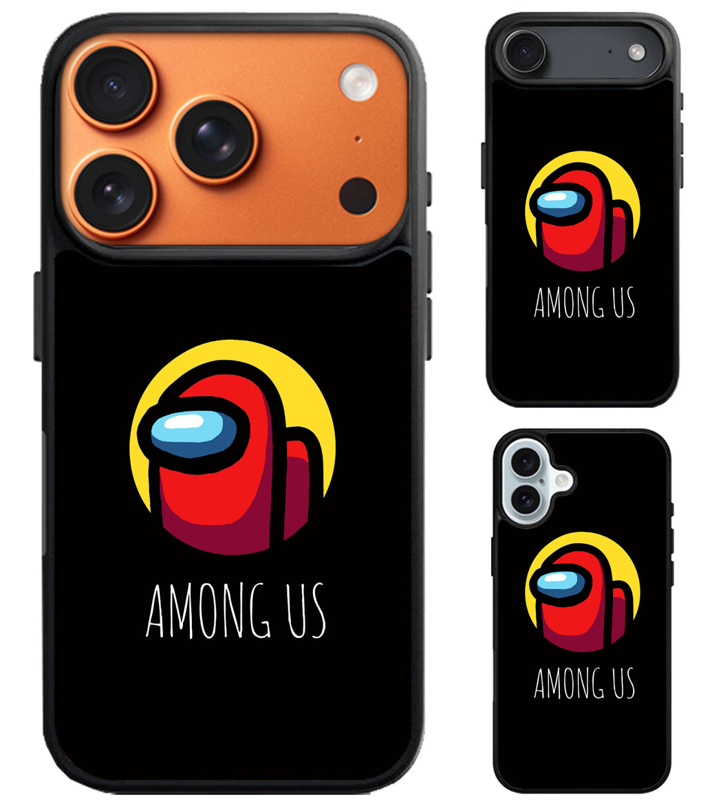 Amoung Us Black iPhone Air | iPhone 17 | 17 Pro | 17 Pro Max Case