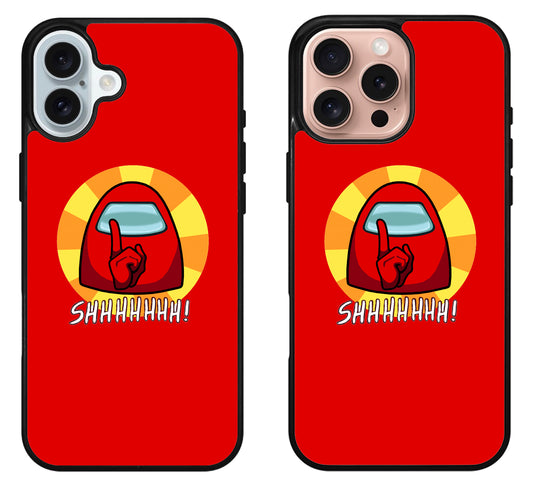 Amoung Us Red iPhone 16 | 16 Plus | 16 Pro | 16 Pro Max Case