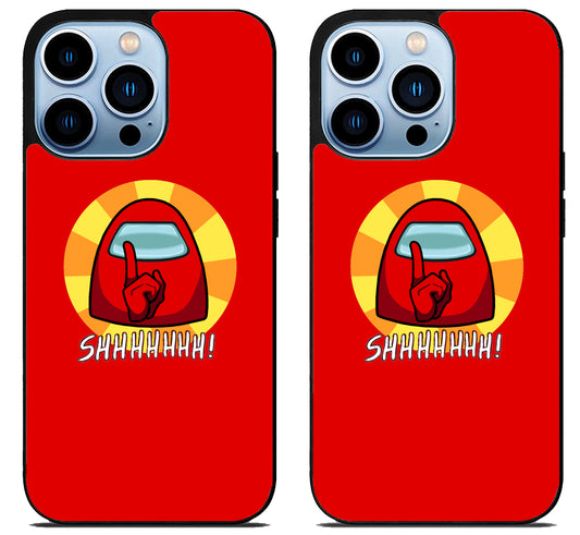 Amoung Us Red iPhone 15 Pro | iPhone 15 Pro Max Case