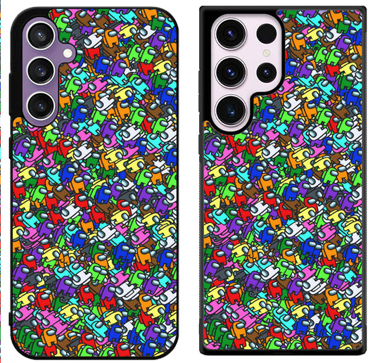Amoung us Collage Samsung Galaxy S24 | S24+ | S24 Ultra Case