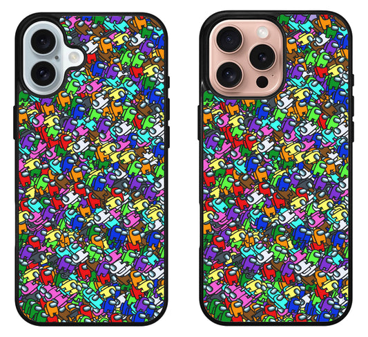 Amoung us Collage iPhone 16 | 16 Plus | 16 Pro | 16 Pro Max Case