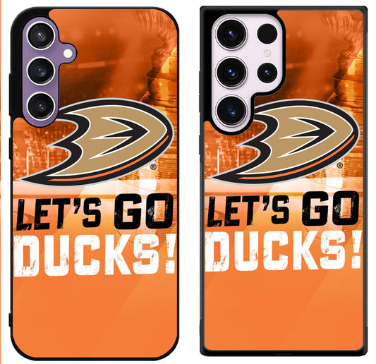 Anaheim Ducks Background Samsung Galaxy S24 | S24+ | S24 Ultra Case