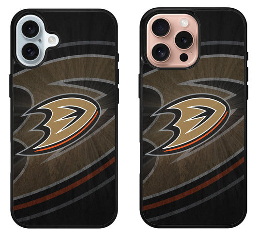 Anaheim Ducks Background iPhone 16 | 16 Plus | 16 Pro | 16 Pro Max Case