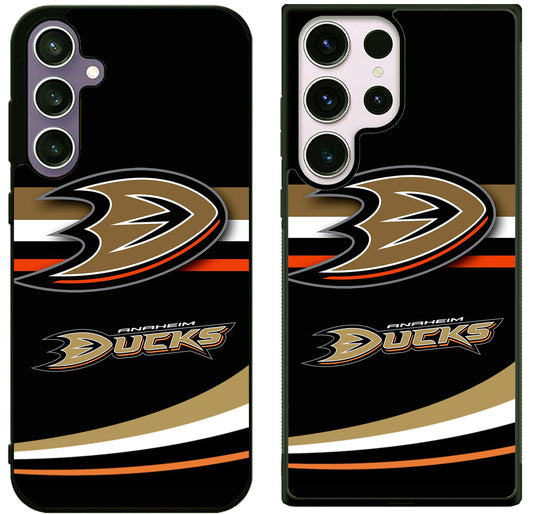 Anaheim Ducks Stripe Samsung Galaxy S25 | S25+ | S25 Ultra Case