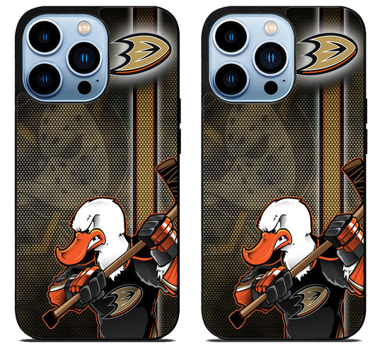 Anaheim Ducks Stylish iPhone 15 Pro | iPhone 15 Pro Max Case