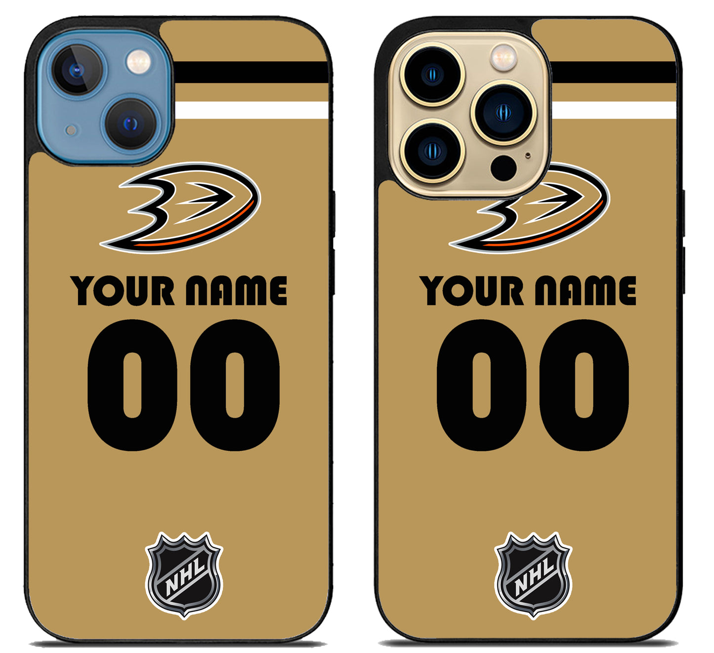 Custom Personalized Anaheim Ducks NHL iPhone 14 | 14 Plus | 14 Pro | 14 Pro Max Case