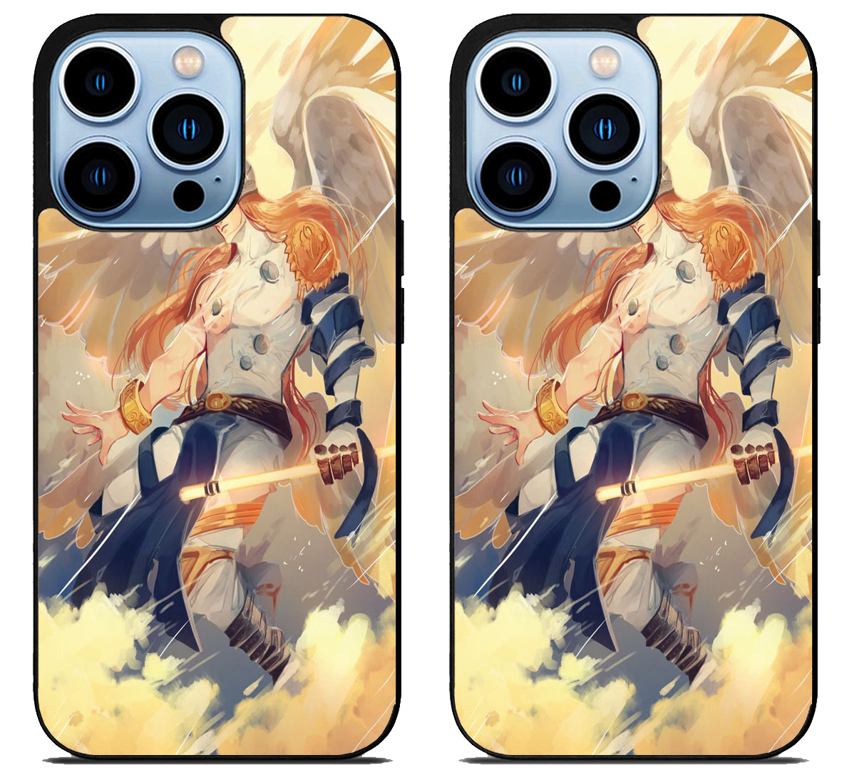 Angemon Digimon Cool iPhone 15 Pro | iPhone 15 Pro Max Case