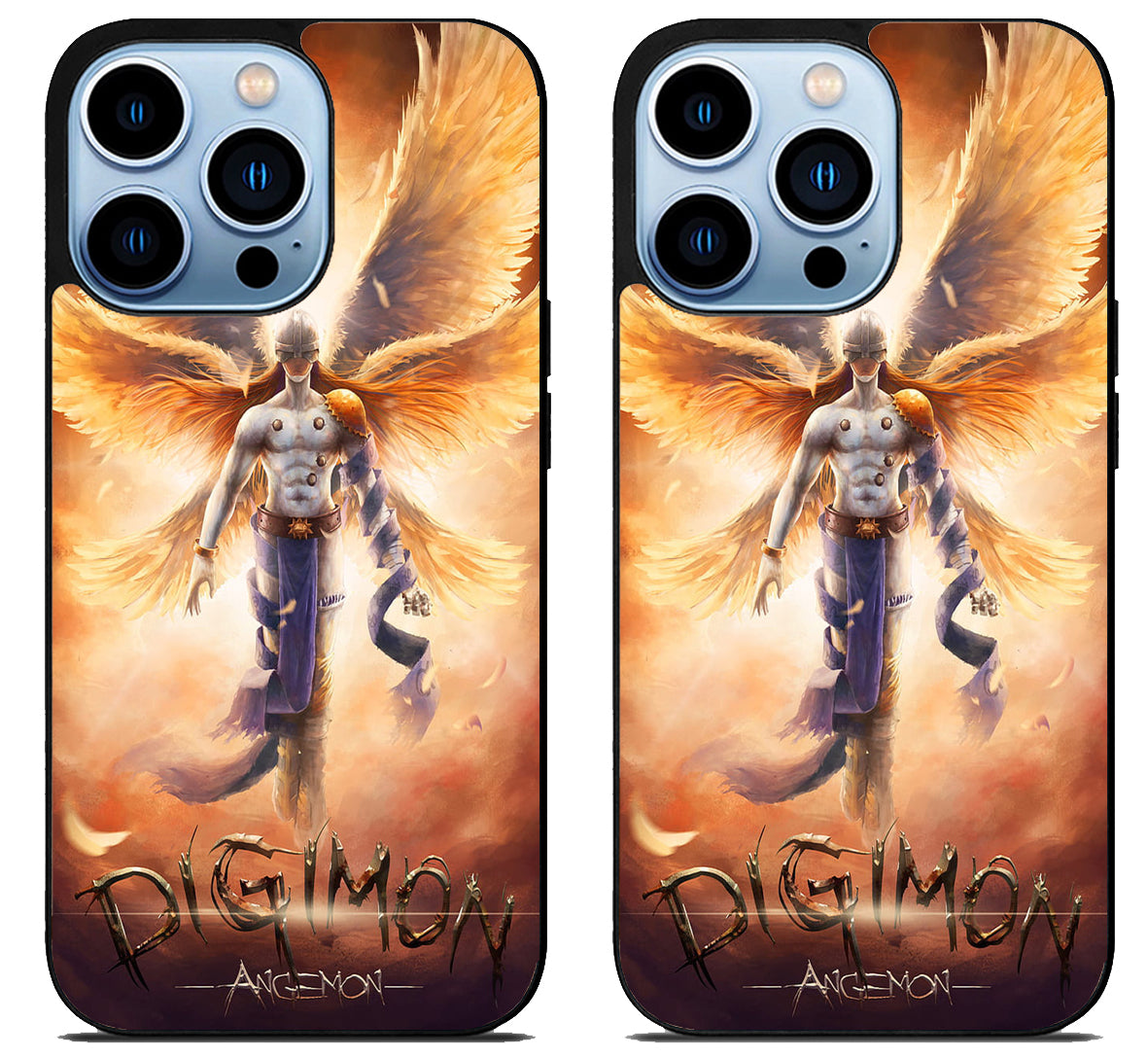 Angemon Digimon Cover iPhone 15 Pro | iPhone 15 Pro Max Case