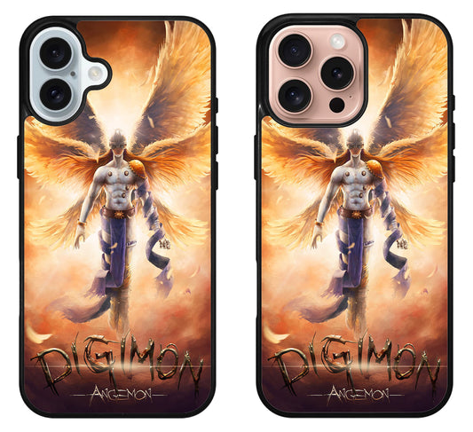 Angemon Digimon Cover iPhone 16 | 16 Plus | 16 Pro | 16 Pro Max Case