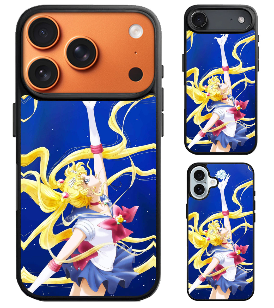 Anime Sailor Moon iPhone Air | iPhone 17 | 17 Pro | 17 Pro Max Case