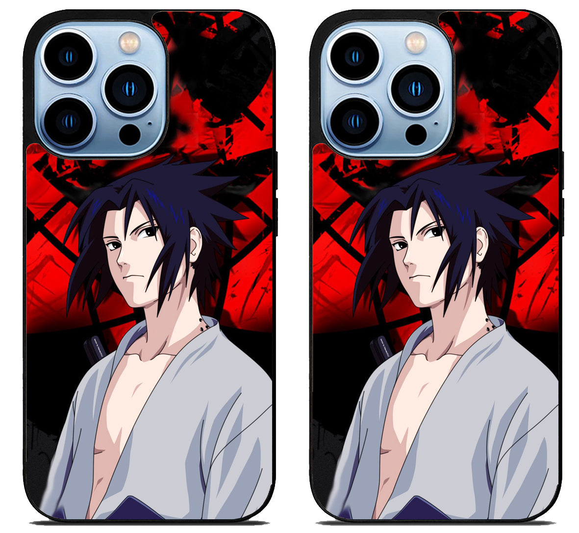 Anime Sasuke Uchiha Naruto iPhone 15 Pro | iPhone 15 Pro Max Case
