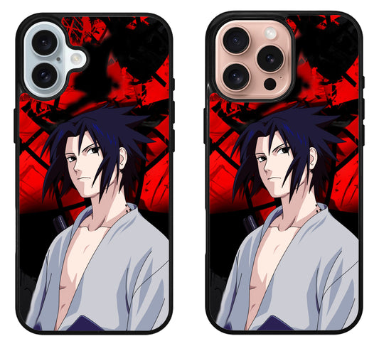 Anime Sasuke Uchiha Naruto iPhone 16 | 16 Plus | 16 Pro | 16 Pro Max Case