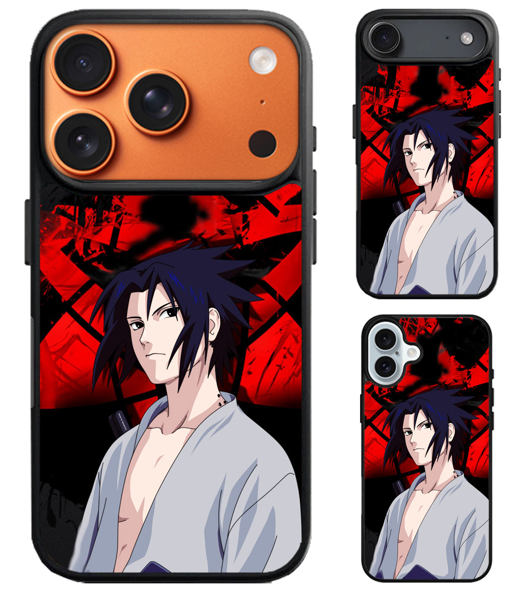 Anime Sasuke Uchiha Naruto iPhone Air | iPhone 17 | 17 Pro | 17 Pro Max Case