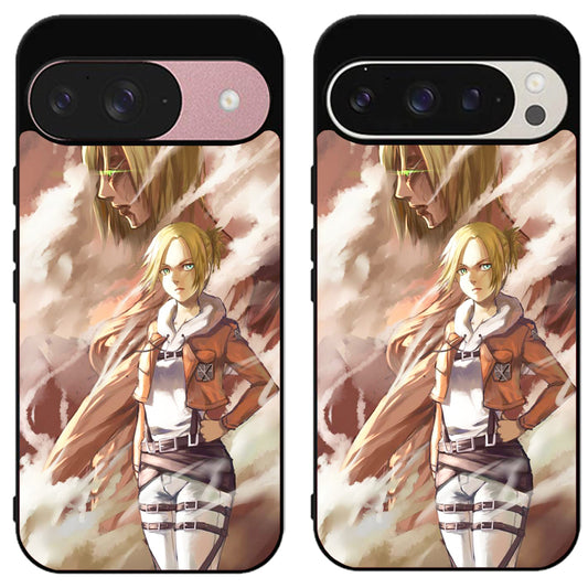 Annie Leonhart Attack on Titan Cover Google Pixel 9 | 9 Pro | 9 Pro XL Case