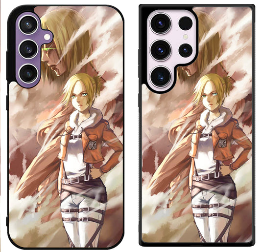 Annie Leonhart Attack on Titan Cover Samsung Galaxy S24 | S24+ | S24 Ultra Case