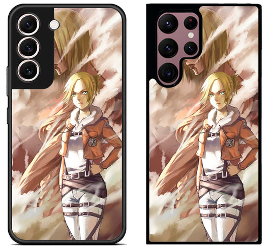 Annie Leonhart Attack on Titan Cover Samsung S22 | S22+ | S22 Ultra Case