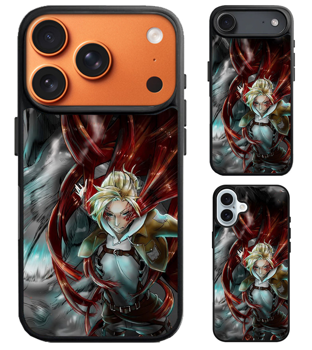 Annie Leonhart Attack on Titan iPhone Air | iPhone 17 | 17 Pro | 17 Pro Max Case