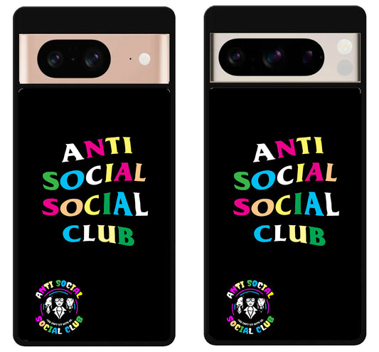 Anti Social Club ASSC Black Google Pixel 8 | 8 Pro Case