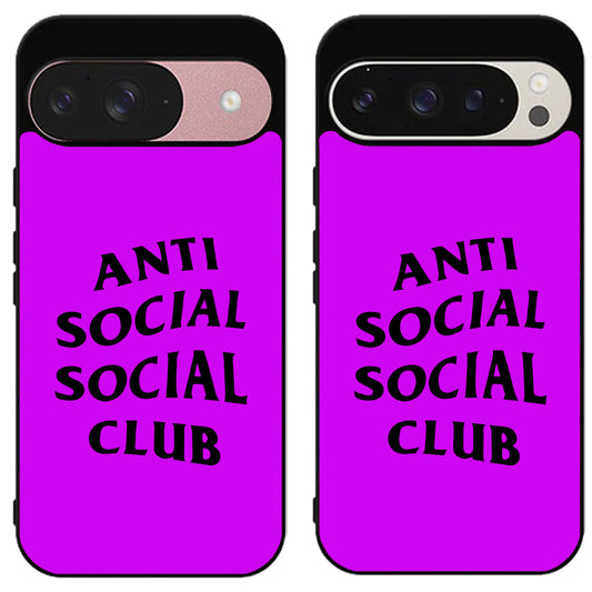 Anti Social Social Club Purple Google Pixel 9 | 9 Pro | 9 Pro XL Case