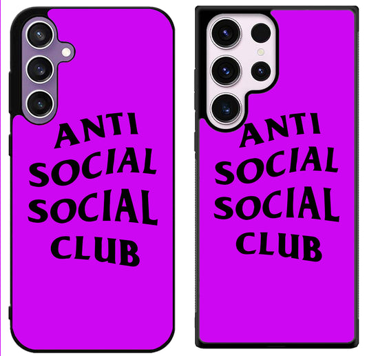 Anti Social Social Club Purple Samsung Galaxy S24 | S24+ | S24 Ultra Case