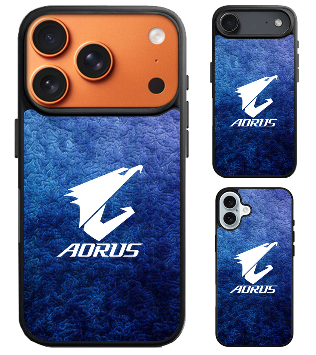 Aorus Logo Background iPhone Air | iPhone 17 | 17 Pro | 17 Pro Max Case