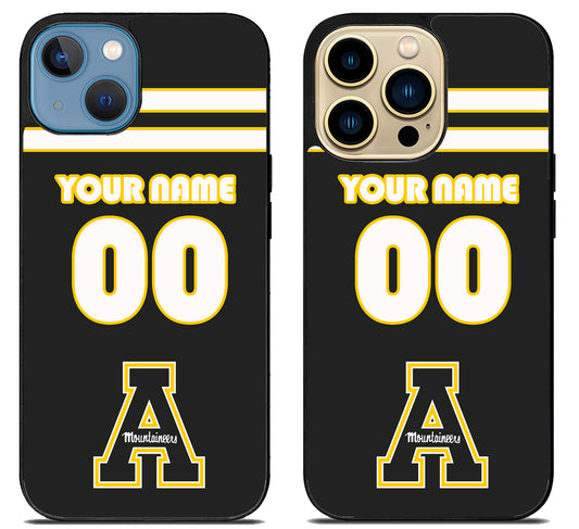 Custom Personalized Appalachian State Mountaineers iPhone 14 | 14 Plus | 14 Pro | 14 Pro Max Case