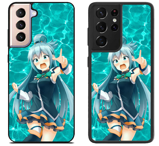 Aqua Konosuba Samsung Galaxy S21 | S21 FE | S21+ | S21 Ultra Case
