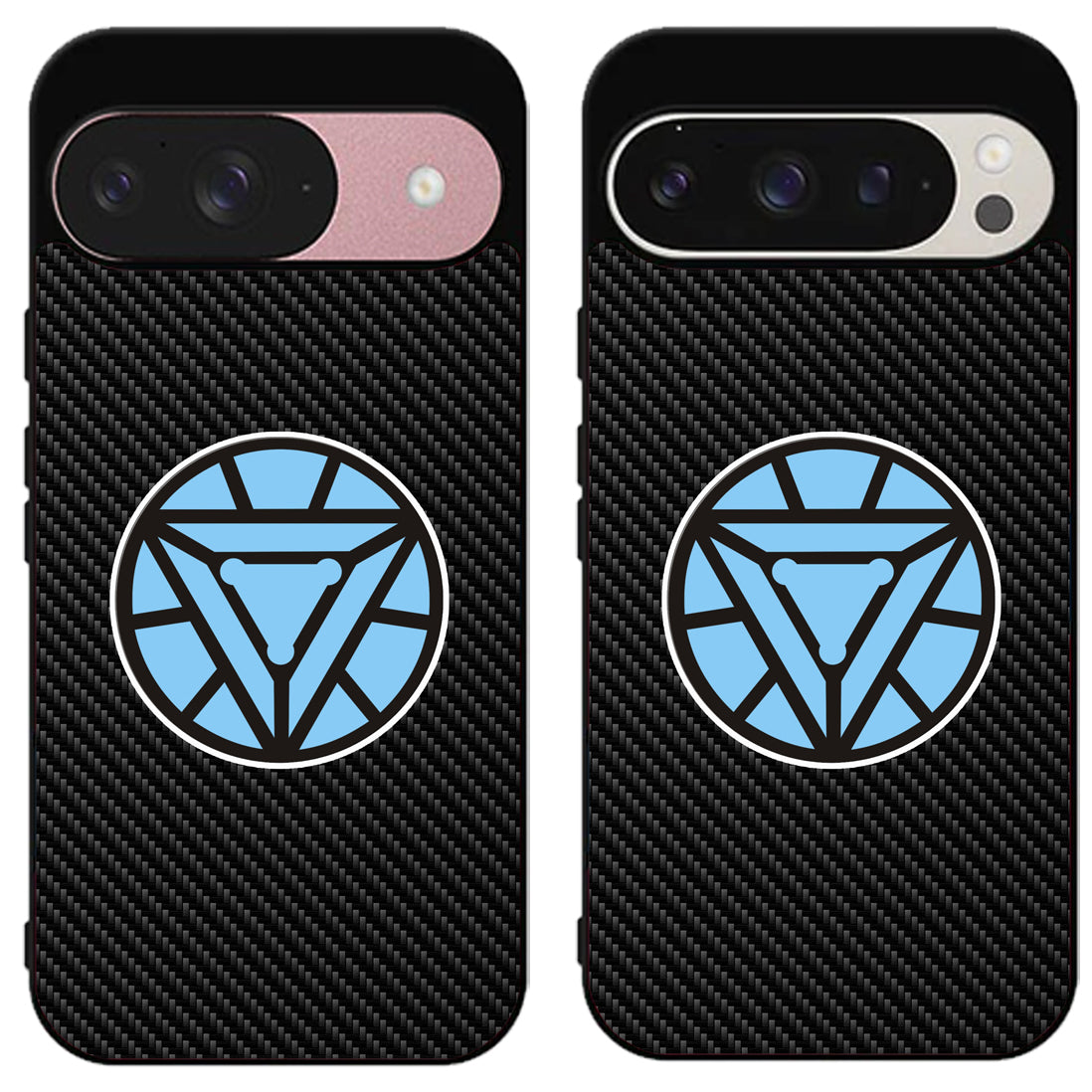 Arc Reactor Iron Man Carbon Google Pixel 9 | 9 Pro | 9 Pro XL Case