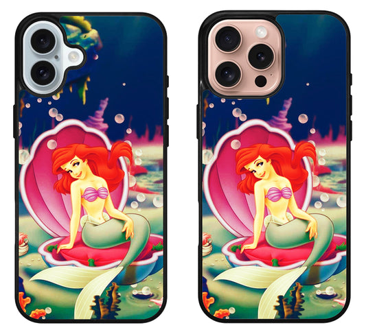 Ariel Princess Mermaid Disney iPhone 16 | 16 Plus | 16 Pro | 16 Pro Max Case