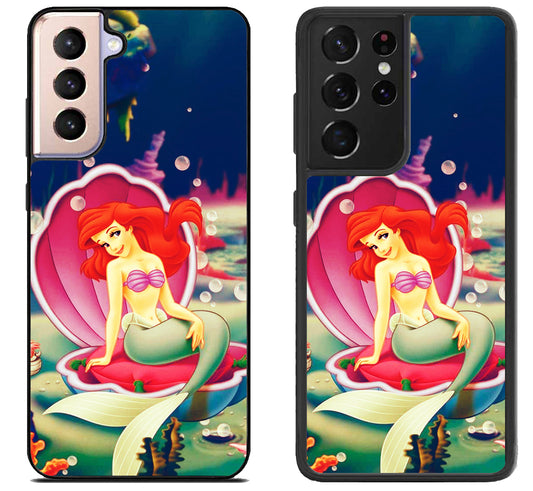 Ariel Princess Mermaid Disney Samsung Galaxy S21 | S21 FE | S21+ | S21 Ultra Case