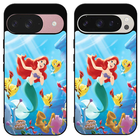 Ariel The Little Mermaid Cover Google Pixel 9 | 9 Pro | 9 Pro XL Case