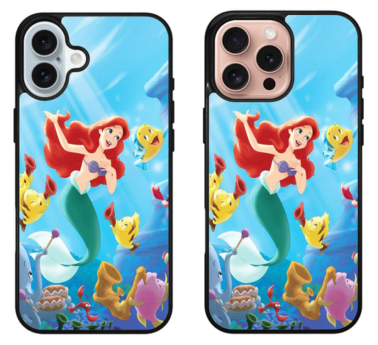 Ariel The Little Mermaid Cover iPhone 16 | 16 Plus | 16 Pro | 16 Pro Max Case