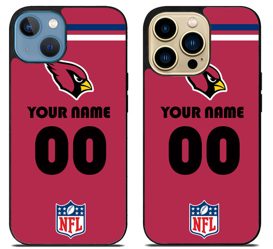 Custom Personalized Arizona Cardinals NFL iPhone 14 |  14 Plus | 14 Pro | 14 Pro Max Case