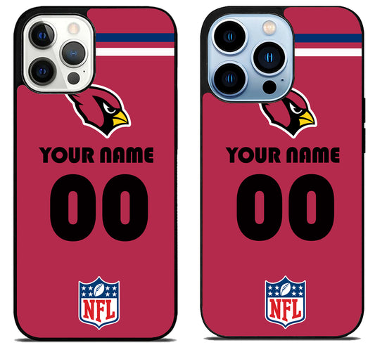 Custom Personalized Arizona Cardinals NFL iPhone 15 Pro | iPhone 15 Pro Max Case